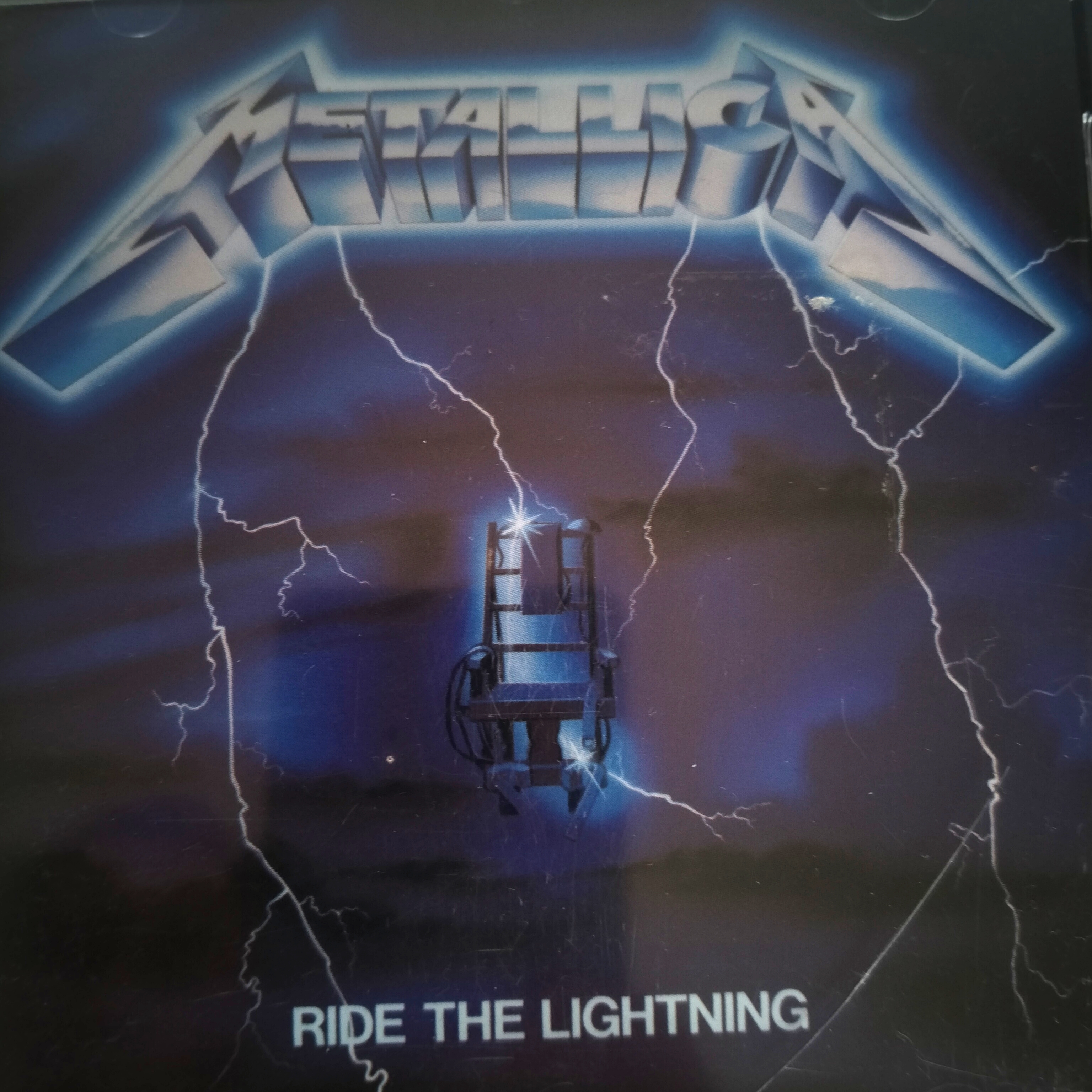 Metallica Ride the lightnin cd levynkansi
