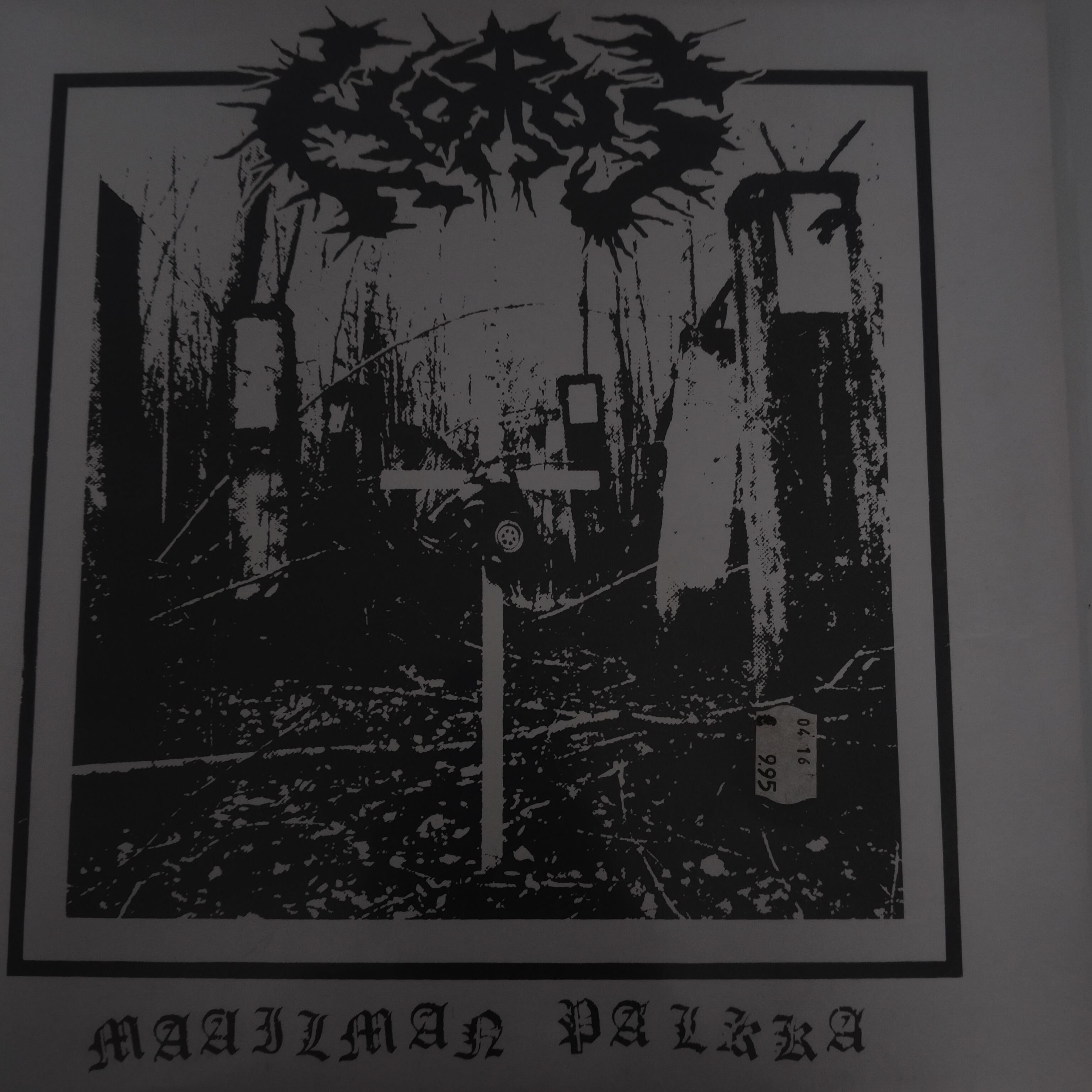 Horros maailman palkka lp-levyn etukansi
